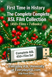 First Time in History - The Complete Complete ASL Film Collection (450+ Films + 7 eBooks!)