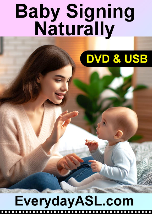 New! Baby Signing Naturally DVD & USB Flash Drive + Free Shipping & Handling
