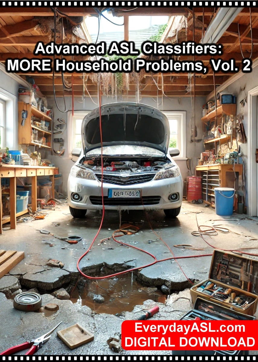 ASL Classifiers: MORE Household Problems, Vol. 2 - DIGITAL DOWNLOAD ...