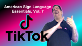 ASL Essentials Kit, Vol. 7: TIKTOK DVD with FREE S&H