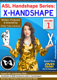 New 2-DVD Set - ASL Handshape Series: X-Handshape, Vol. 1-2