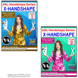 New 2-DVD Set - ASL Handshape Series: X-Handshape, Vol. 1-2