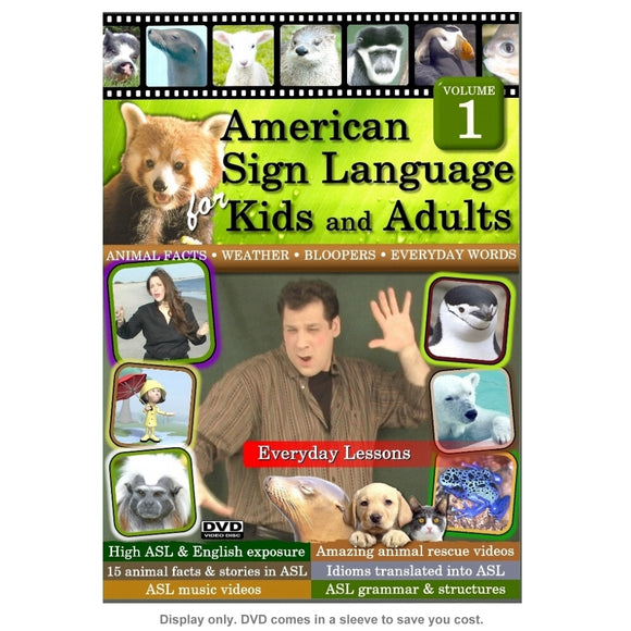 American Sign Language for Kids & Adults, Vol. 1: Everyday Lessons