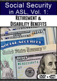 New! Social Security in ASL, Vol. 1: Retirement & Disability Benefits DVD + USB Set