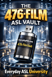 NEW! 476-Film ASL Vault USB Flash Drive - FREE Shipping