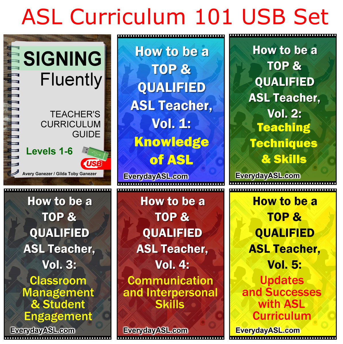 New! ASL Curriculum 101 USB Set + Free Shipping + Time Limited ...