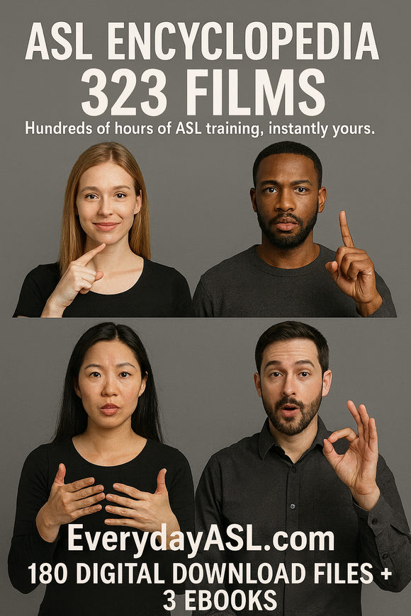 NEW! ASL Encyclopedia – 323 Films, Digital Edition (Individual Downloadable Files!)