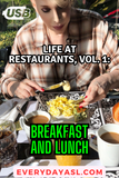 New! Life at Restaurants, Vol. 1: Breakfast and Lunch USB Flash Drive