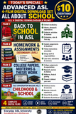 Advanced Academic ASL Training 4-Film Set: All About SCHOOL - Digital Downloads — Only $10