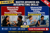 NEW! Advanced ASL Interpreting: 2-Film Set - Catching Uncensored Outbursts - DIGITAL DOWNLOADS