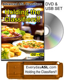 New! Advanced ASL Classifiers: Holding the Classifiers!! DVD + USB Set