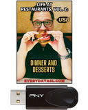 New! Life at Restaurants, Vol. 2: Dinner and Desserts USB Flash Drive