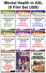 Complete Mental Health in American Sign Language, 9-Film USB Flash Drive