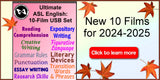 NEW! Ultimate ASL English: 10-Film USB Set with Free Shipping