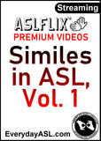 NEW! Similes in ASL, Vol. 1 Film - Online Access with ASLFLIX™ Premium Videos