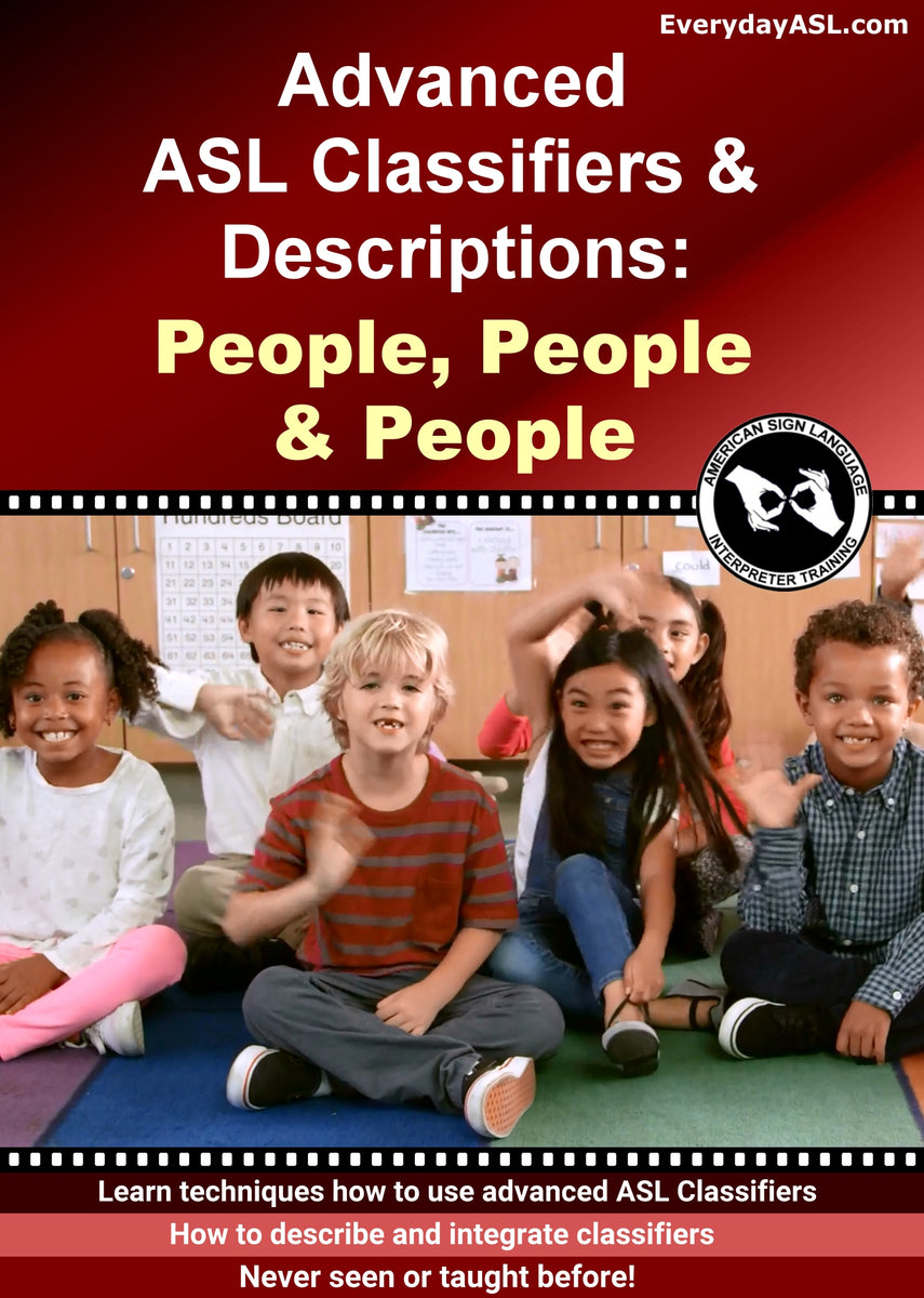 Advanced ASL Classifiers COMPLETE 14 DVD Set with FREE S&H – Everyday ...