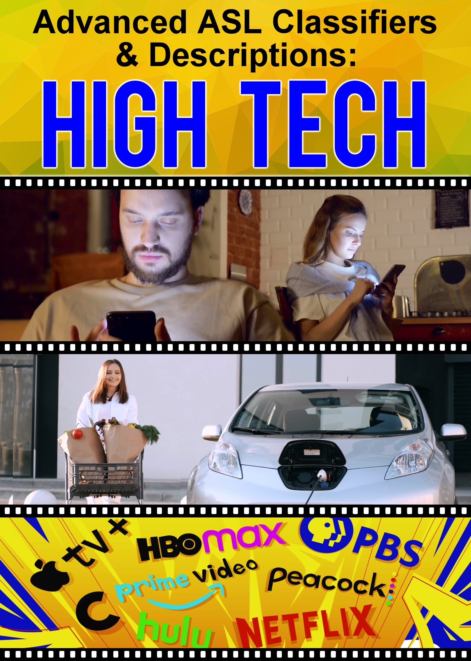 Advanced ASL Classifiers: High Tech DVD + USB Set with FREE