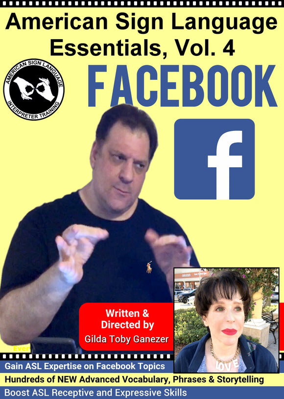 ASL Essentials Kit, Vol. 4: FACEBOOK DVD with FREE S&H