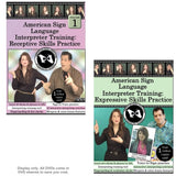 ASL Interpreter Training: Receptive & Expressive Skills Practice Set, Vol. 1 (2 DVDs)