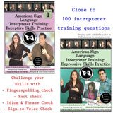 ASL Interpreter Training: Receptive & Expressive Skills Practice Set, Vol. 1 (2 DVDs)