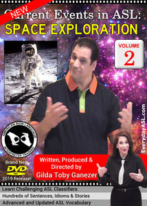 New DVD - Current Events in ASL: Space Exploration, Vol. 2 with FREE S&H