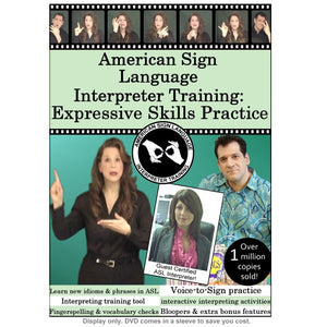 American Sign Language Interpreter Training: Expressive Skills Practice, Vol. 1