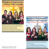 NEW! Religious Expressions in ASL - Words and Phrases of the Christian Faith (2-DVDs)