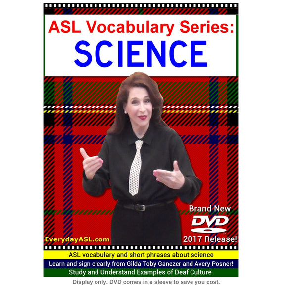 ASL Vocabulary Series: SCIENCE