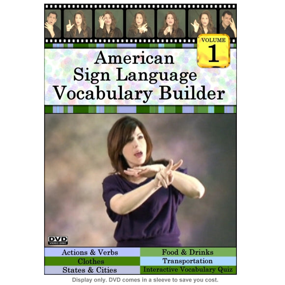 American Sign Language Vocabulary Builder, Vol. 1