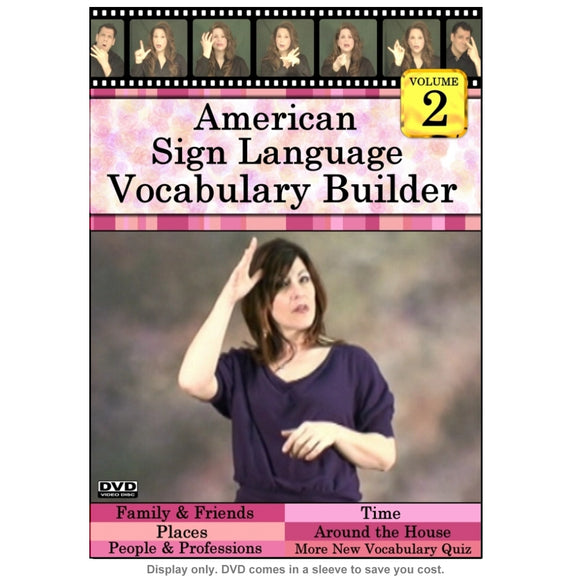 American Sign Language Vocabulary Builder, Vol. 2